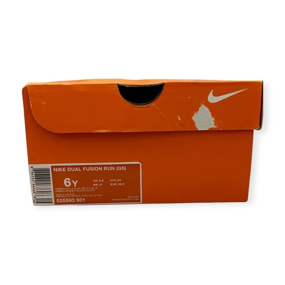 Nike Dual Fusion Run Sneakers 6Y/8W Athletic Pink Running Shoes - Picture 3 of 8